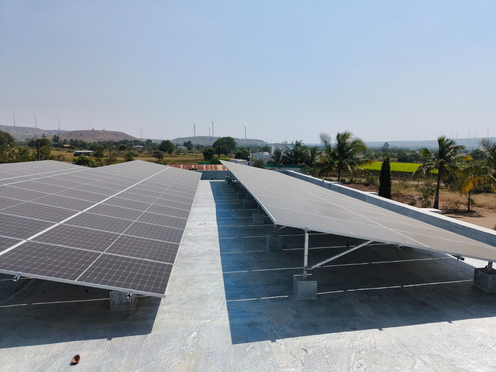 Industrial solar plant