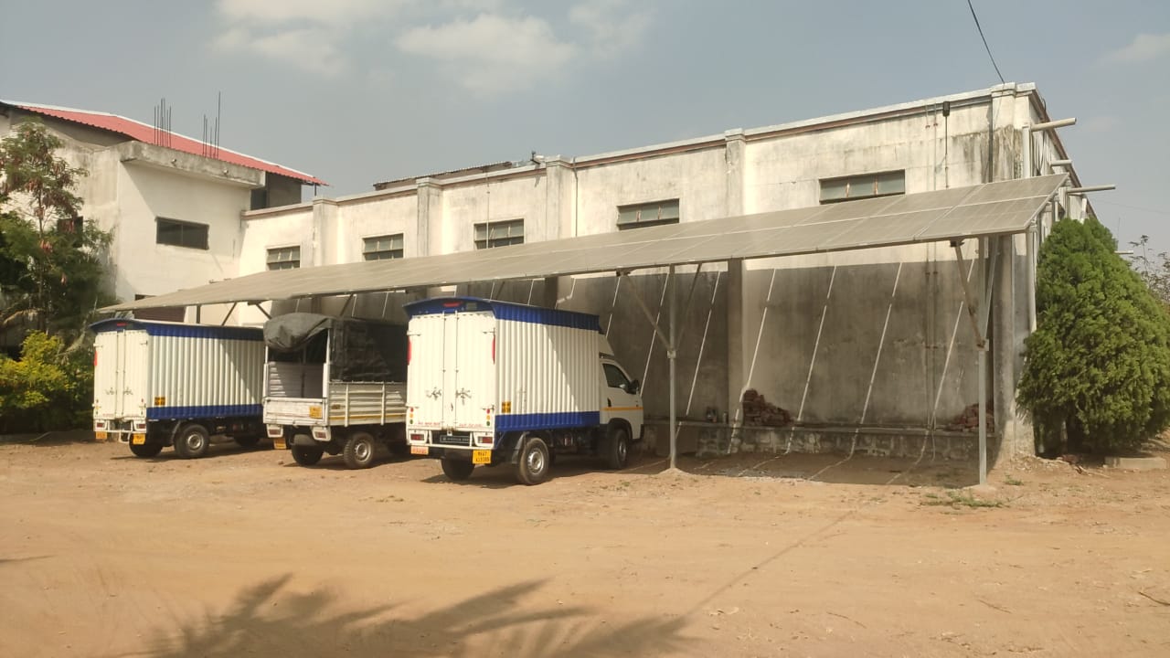 Solar Parking Shed - 30 KW